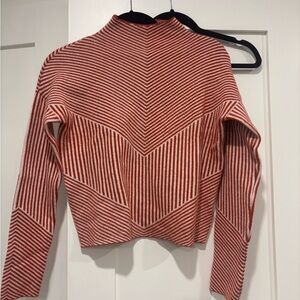 Cynthia Rowley Red and White Striped Sweater